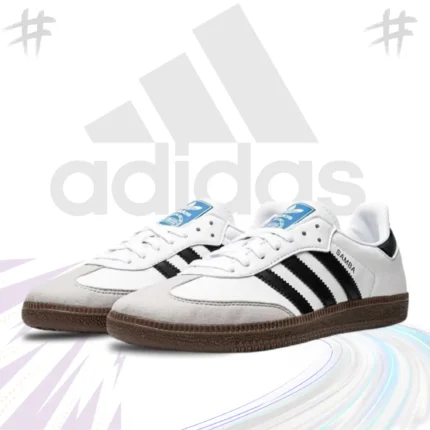 Adidas Samba White % Black