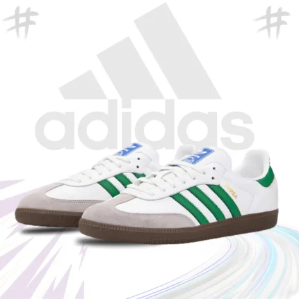Adidas Samba White & Green